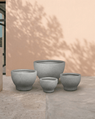 PEDESTAL BOWL FIBERCLAY POT - Bostan