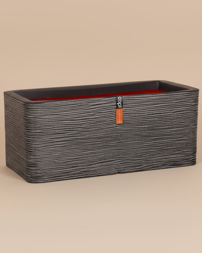 Planter Rectangle Rib NL - Bostan Al Jazeera