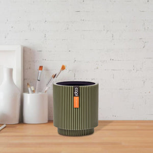 Vase Cylinder Groove BGVGN 312 - Bostan Al Jazeera