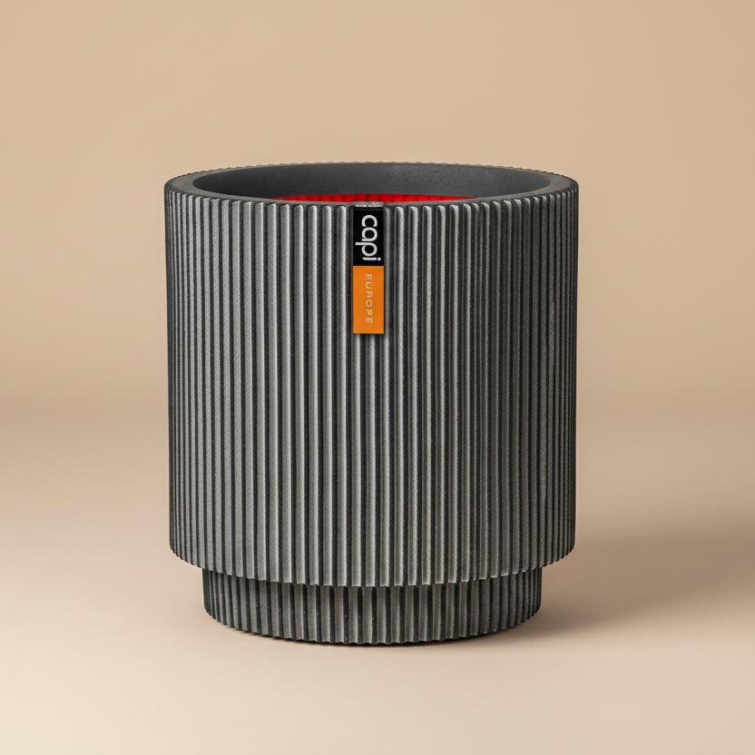 Vase Cylinder Groove NL - Bostan Al Jazeera