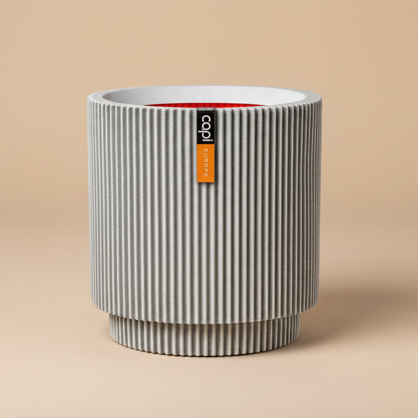 Vase Cylinder Groove NL - Bostan Al Jazeera