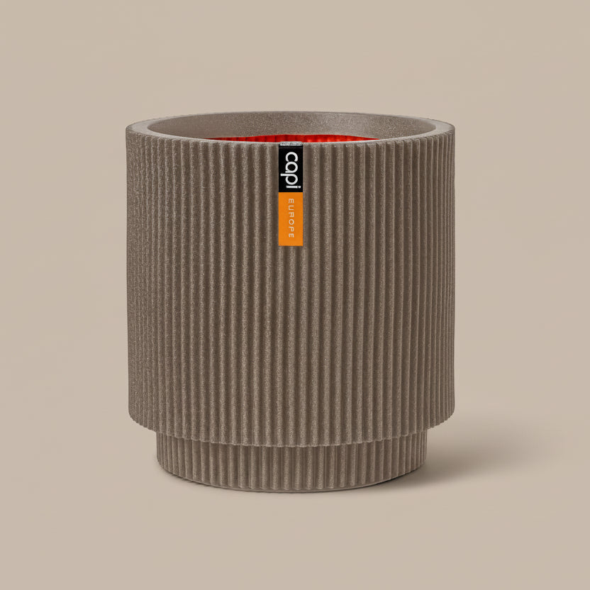 Vase Cylinder Groove NL - Bostan Al Jazeera