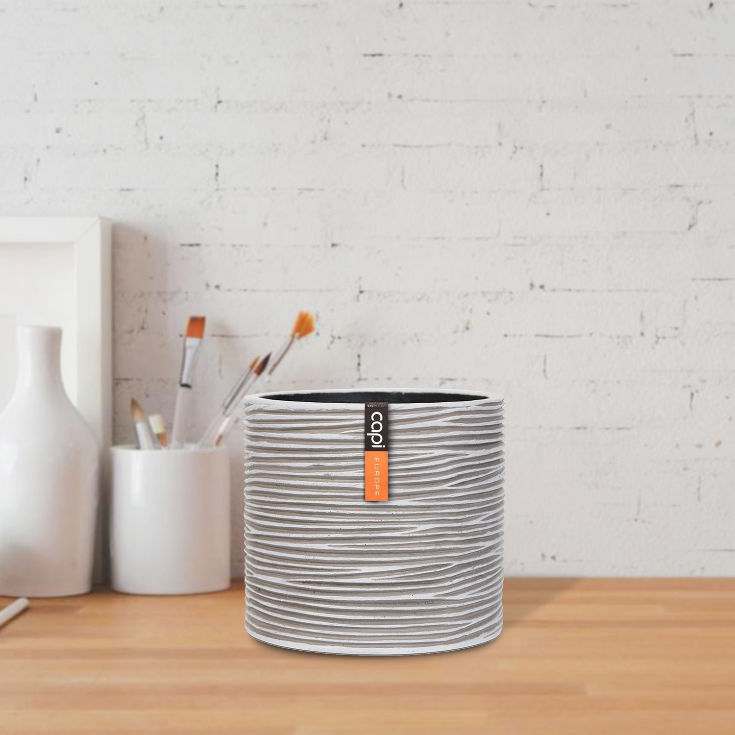 Vase Cylinder Rib BOFI 211 - Bostan Al Jazeera