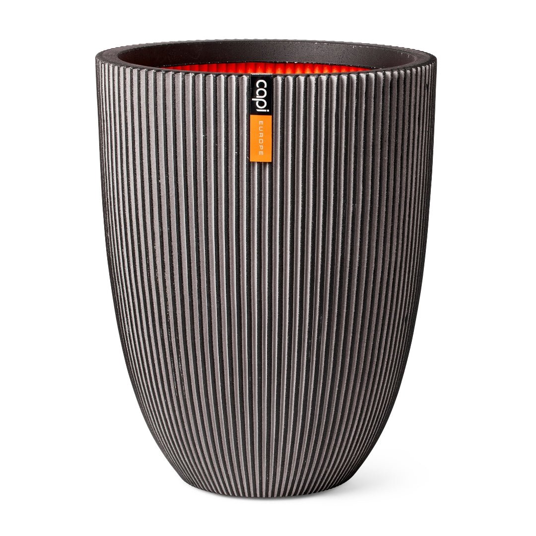 Vase Elegant Low Groove NL - Bostan Al Jazeera