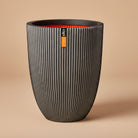 Vase Elegant Low Groove NL - Bostan Al Jazeera