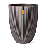 Vase Elegant Low Groove NL - Bostan Al Jazeera