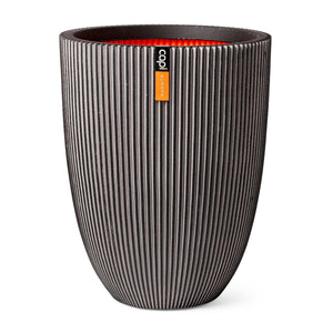 Vase Elegant Low Groove NL - Bostan Al Jazeera