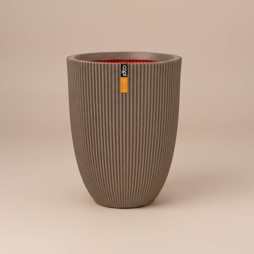 Vase Elegant Low Groove NL - Bostan Al Jazeera