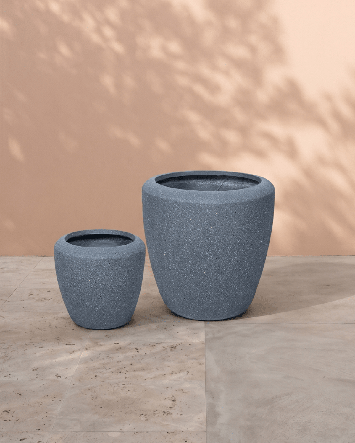 Vase Round Fiberclay Pot - Bostan