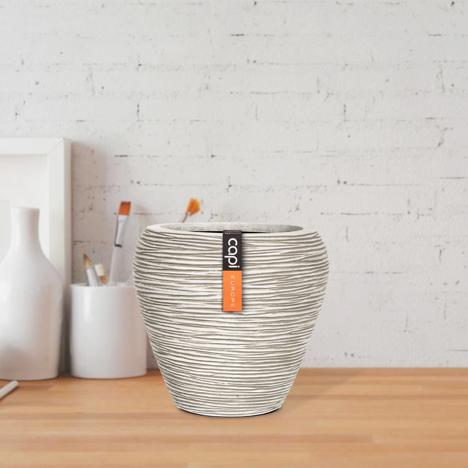 Vase Taper Round Rib BOFI 142 - Bostan Al Jazeera