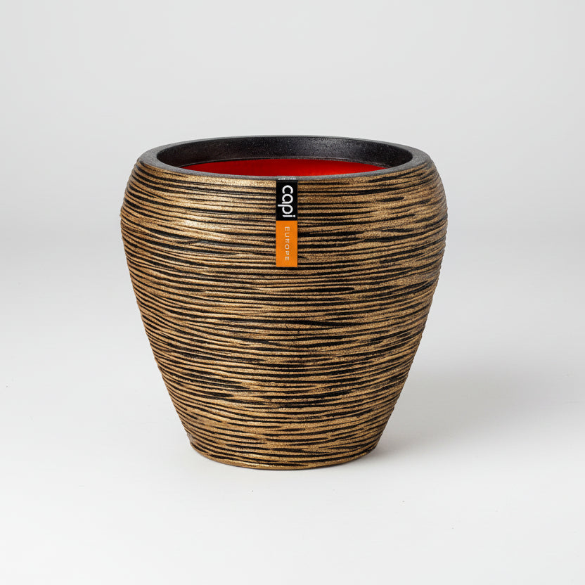 Vase Taper Round Rib NL - Bostan Al Jazeera