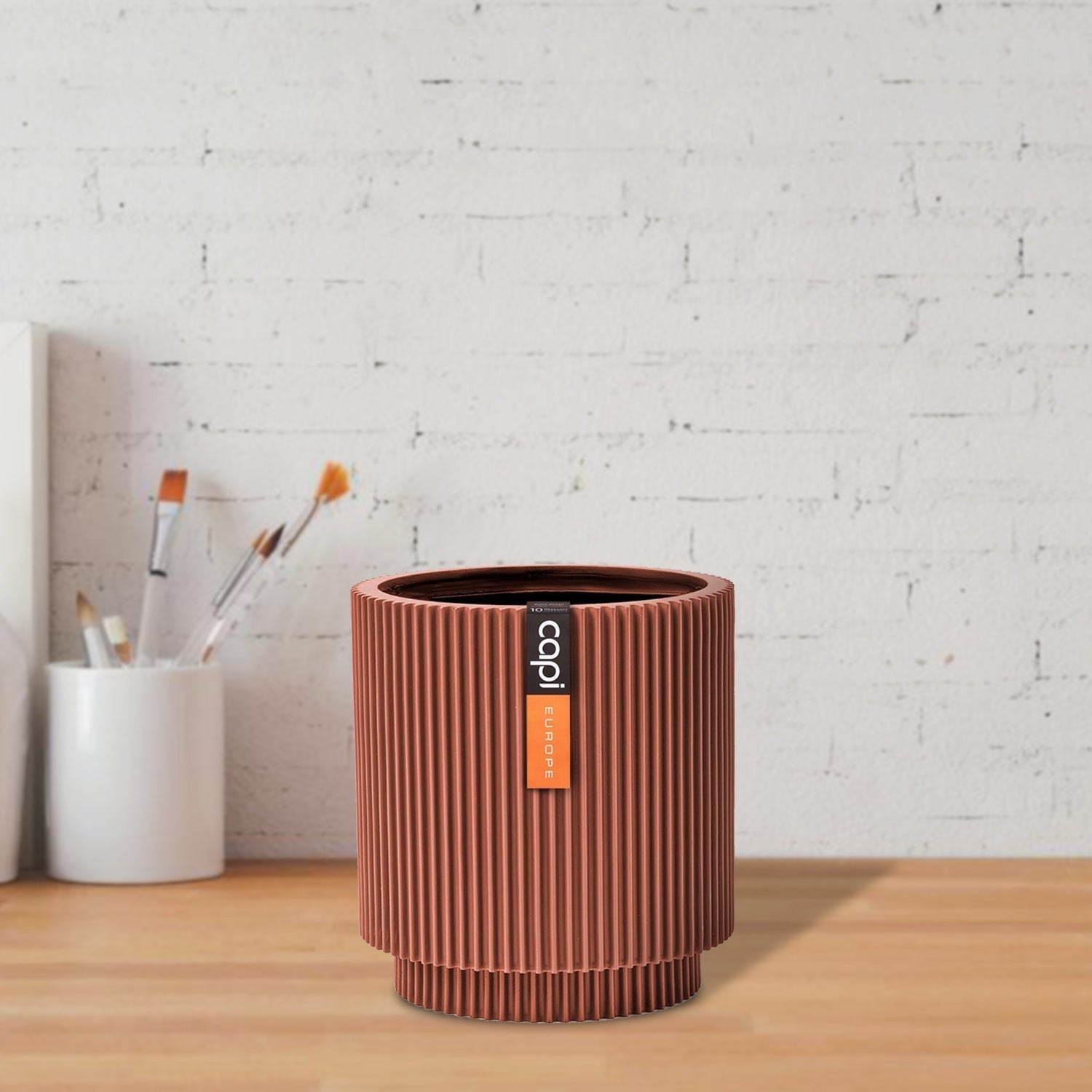 Vase Cylinder Groove BGVMR 312 - Bostan Al Jazeera