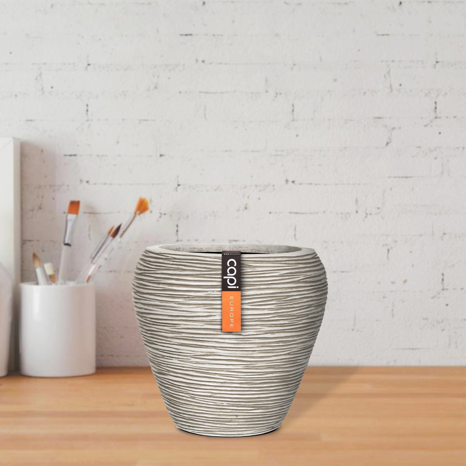 Vase Taper Round Rib BOFI 142 - Bostan Al Jazeera